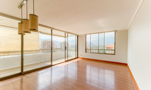 Vista desde terraza en Los Militares 6655, Las Condes